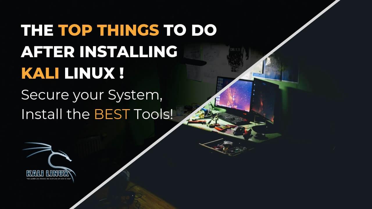 'Video thumbnail for Top Things to do after Installing Kali Linux 2022'