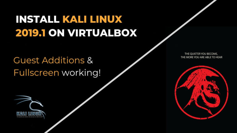kali linux virtualbox additions