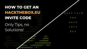 How to get an hackthebox invite code