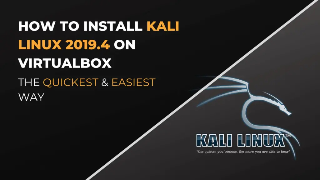 how to download and install kali linux virtualbox